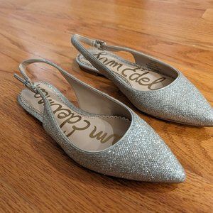 Sam Edelman: Raya Slingback Flat Jute Glam Mesh 5.5 M